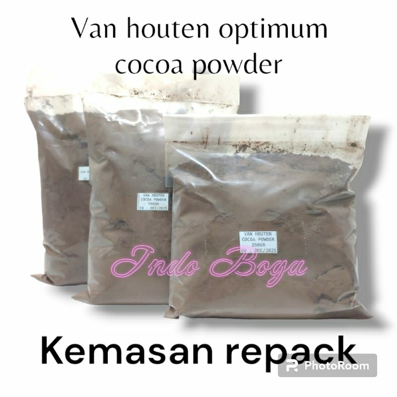 van houten cocoa powder optimum REPACK / coklat bubuk premium REPACK