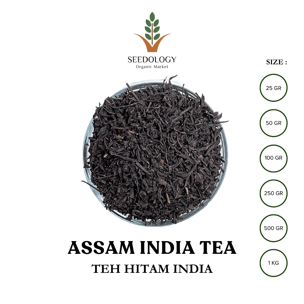 

Daun Teh Assam India Premium 1kg - Indian Assam Tea / Black Tea / Teh Hitam