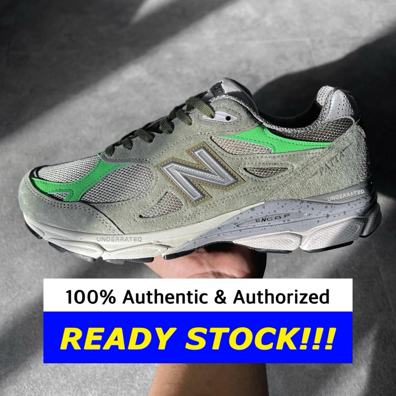 New Balance 990 V3 Patta Olive Green M990PP3 (100% Authenthic)