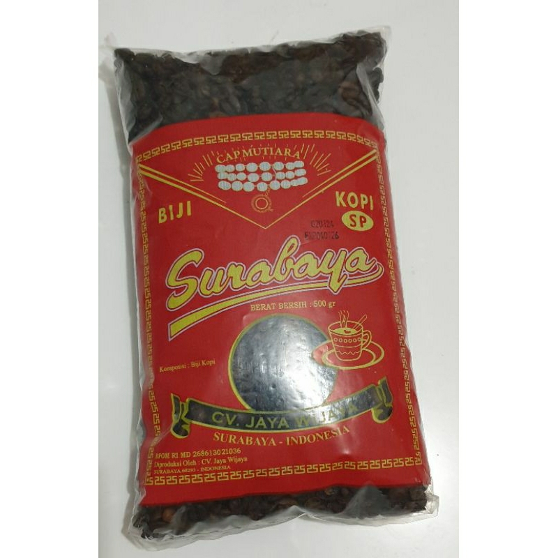 

BIJI KOPI SURABAYA PREMIUM 500 GRAM 100% ALAMI