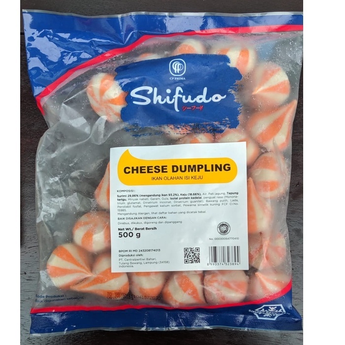 

SHIFUDO CHEESE DUMPLING 500gr