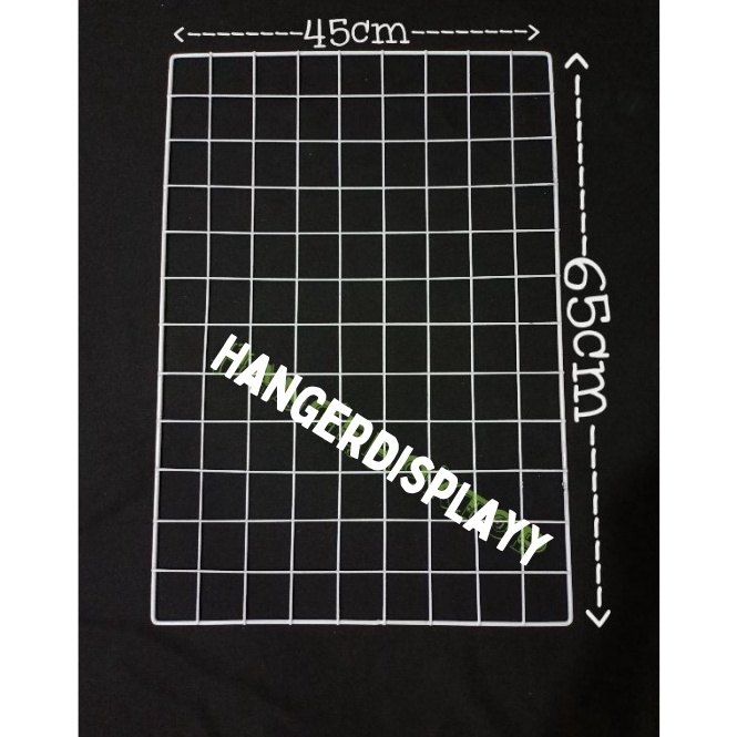 ART Q17F GRID WALL JARING RAM KAWAT BESI DINDING 45 x 65 CM  GANTUNGAN ACCESORIES DAN MASKER  Kawat 