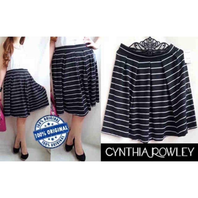 cynthia rowley black& white skirt