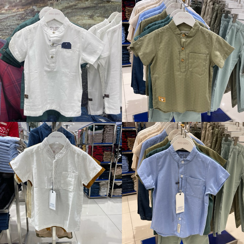 PITO DITO - Kemeja Koko Anak Laki-Laki (2-14 Tahun)