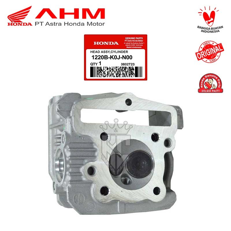 Deksel Kop Cylinder Head Honda Genio BeAT Deluxe LED Scoopy Fi eSP Original AHM 1220B-K0J-N00