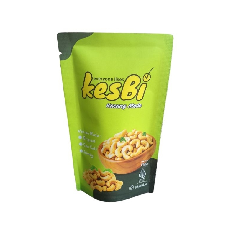 

Kesbi Kacang Mede Panggang 35gr Rasa Sea Salt