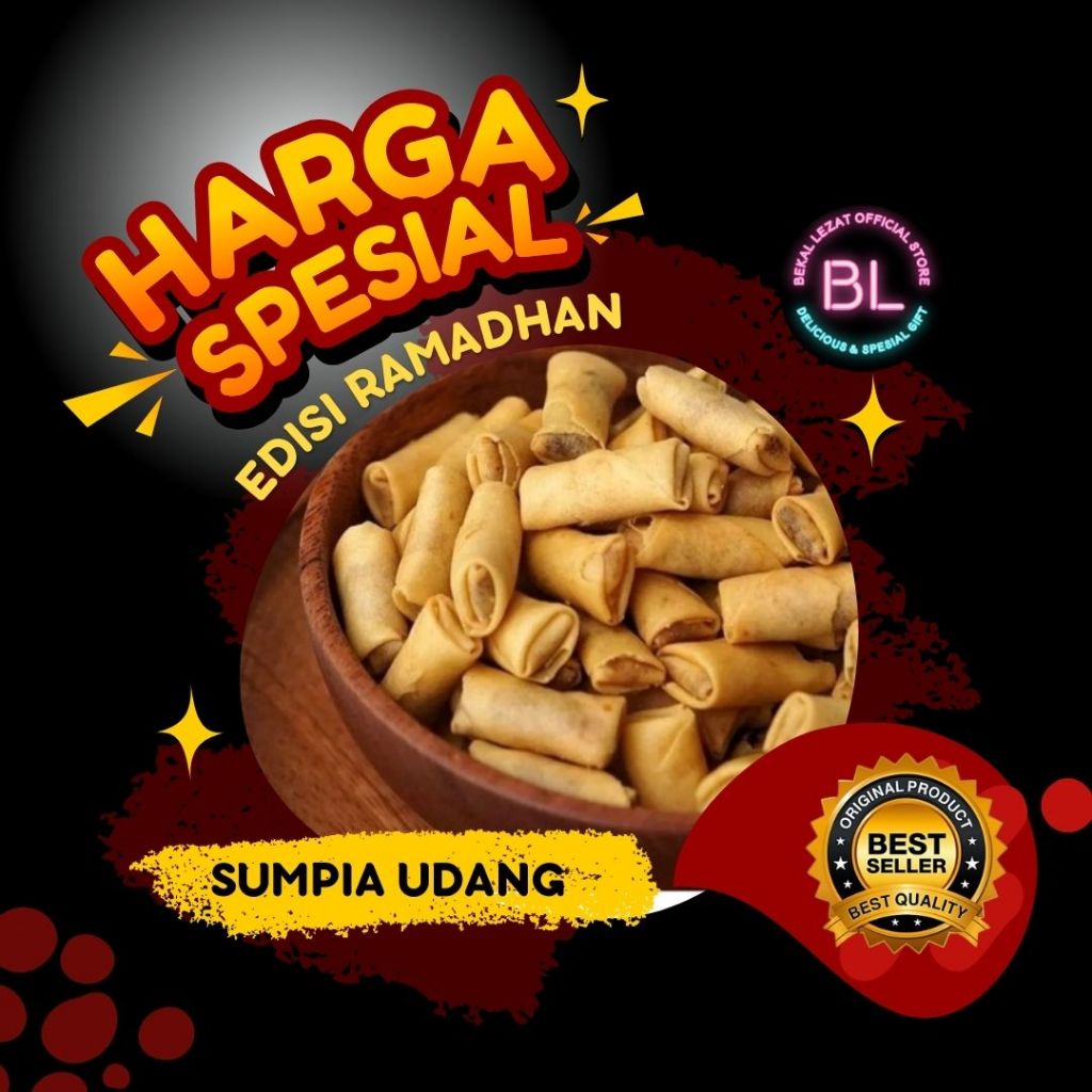 

Sumpia Udang Toples Gurih Renyah Murah
