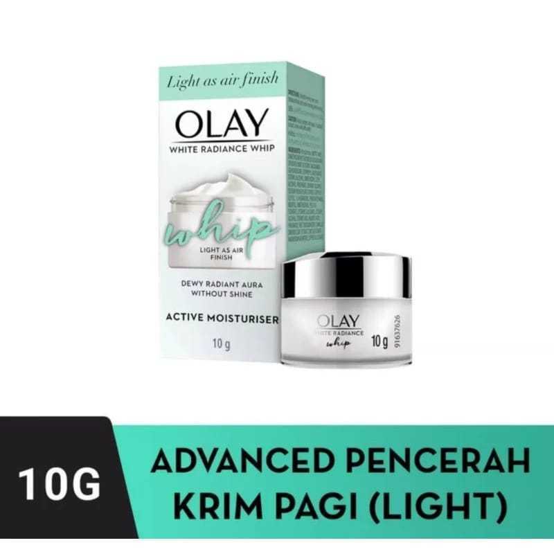 OLAY White Radiance Whip Active Moisturiser 10g cream olay with radiance whip