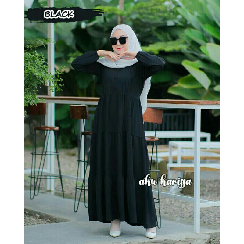 HAWA DRESS ,GAMIS MURAH, GAMIS AKU KARISSA ,Flowly Dress, Nazwa Dress original by aku karissa