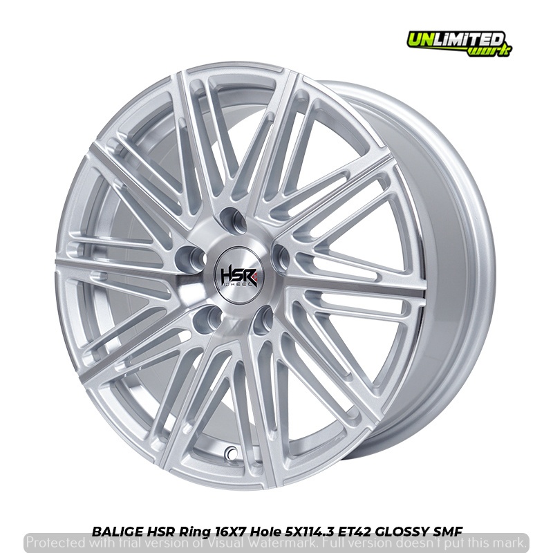 Velg HSR Ring 16 Suzuki Ertiga Luxio Innova BALIGE Lobang Baut 5X114