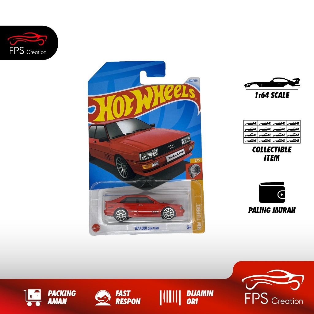 Hotwheels 87 Audi Quattro