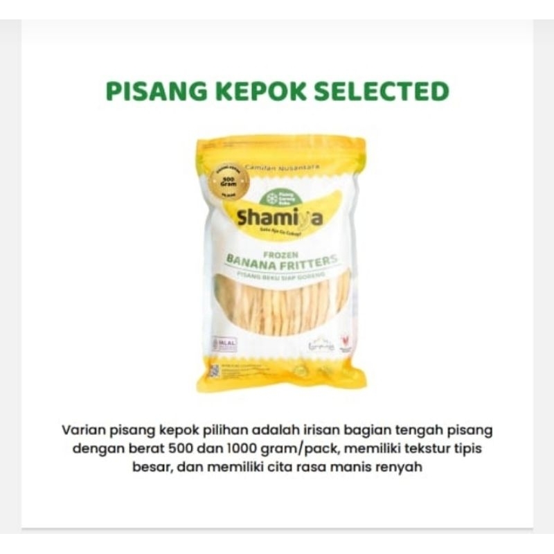 

Pisang Kepok Selected Shamiya