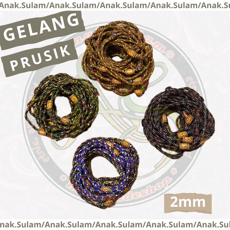 Gelang Prusik/gelang prusik 2mm/gelang outdoor/gelang prusik pria