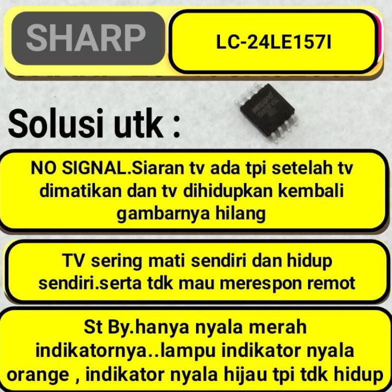 Miliki i memry eprm tv le sharp l24le157i l24le157i 94