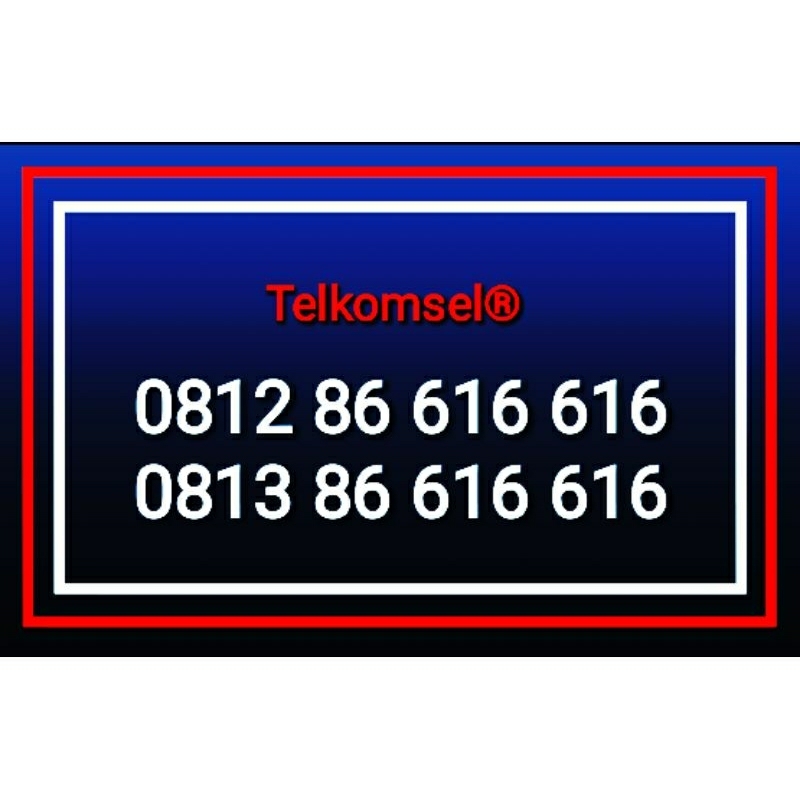 TELKOMSEL Nomor Pasangan/Nomor Couple Super Rapi
