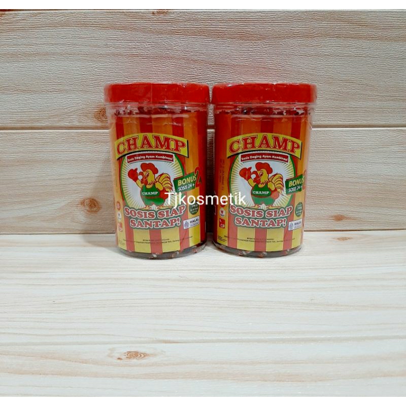 

Champ Sosis Daging Ayam Kombinasi Toples isi 24+2