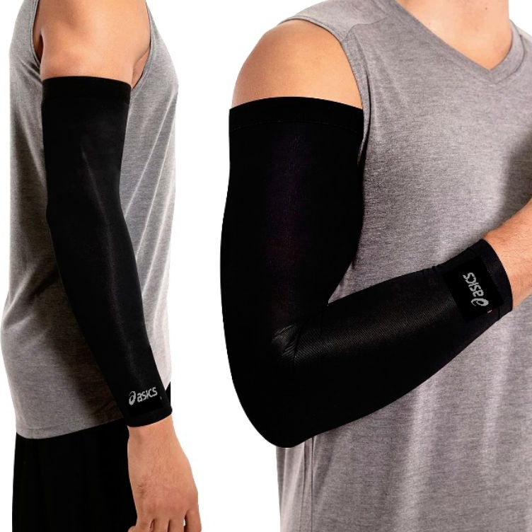 Laris Manset tangan voli asics bahan spandek arm Sleeve pelindung tangan