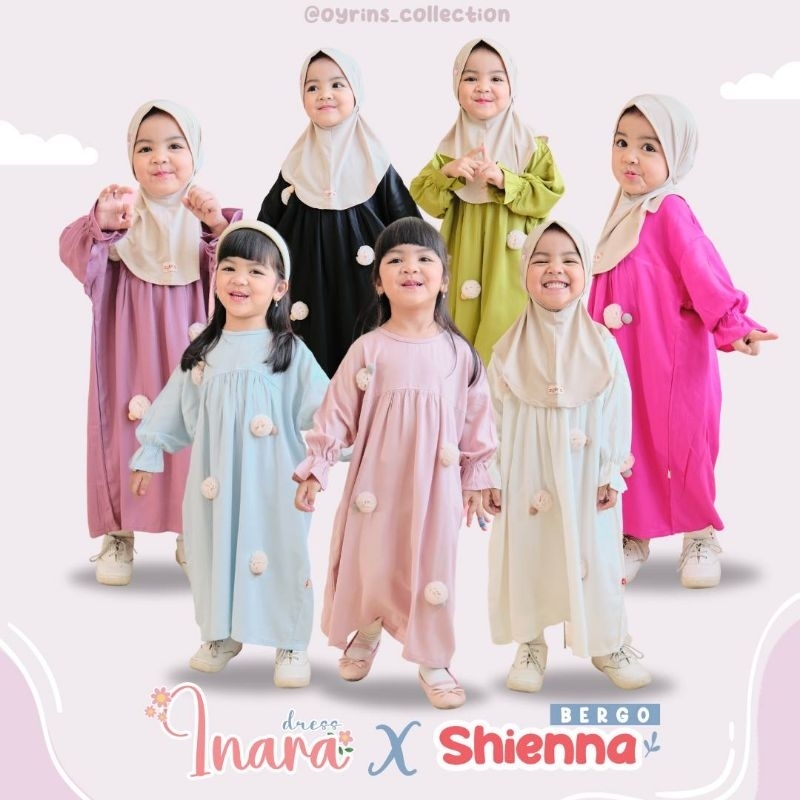 Inara Gamis Anak|| Gamis Inara || Dress Inara [only Dress] By Oyrins Collection