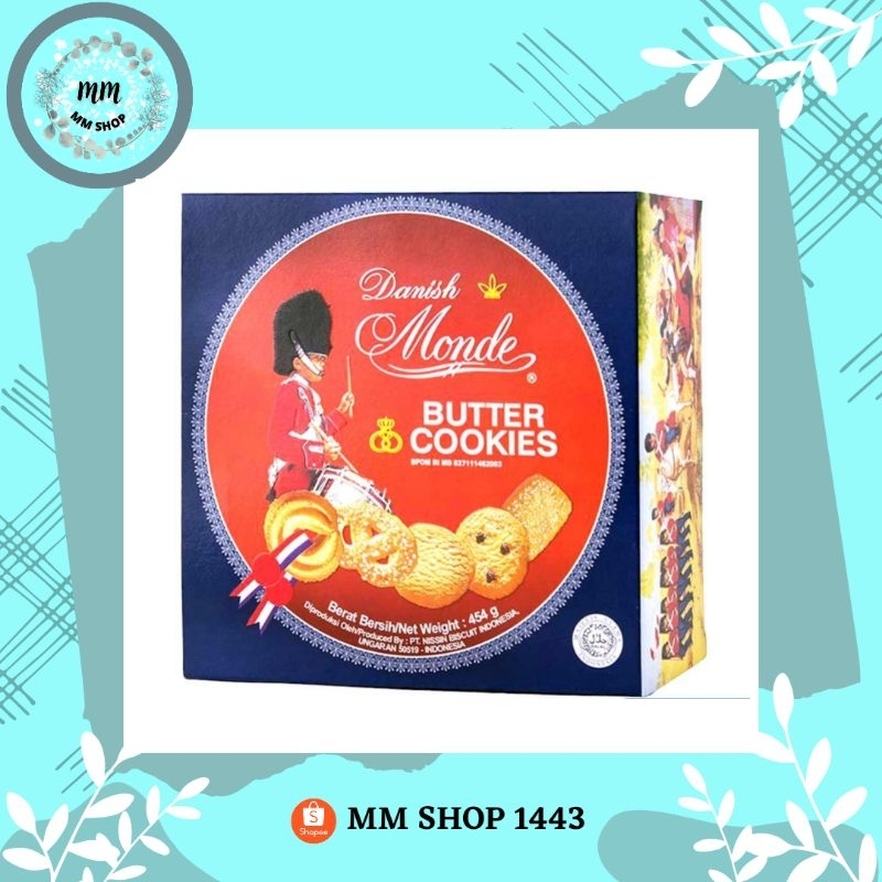 

⚜MMSHOP⚜ Monde Butter Cookies Blue 454 g