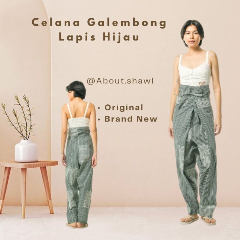 Celana Galembong Lapis Hijau Sejauh Mata Memandang