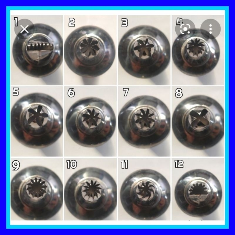 SPUIT TOPI KUE KERING KUE SEMPRIT MOTIF LENGKAP