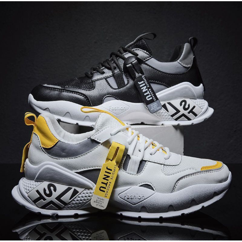 Sepatu sneakers jintu pria