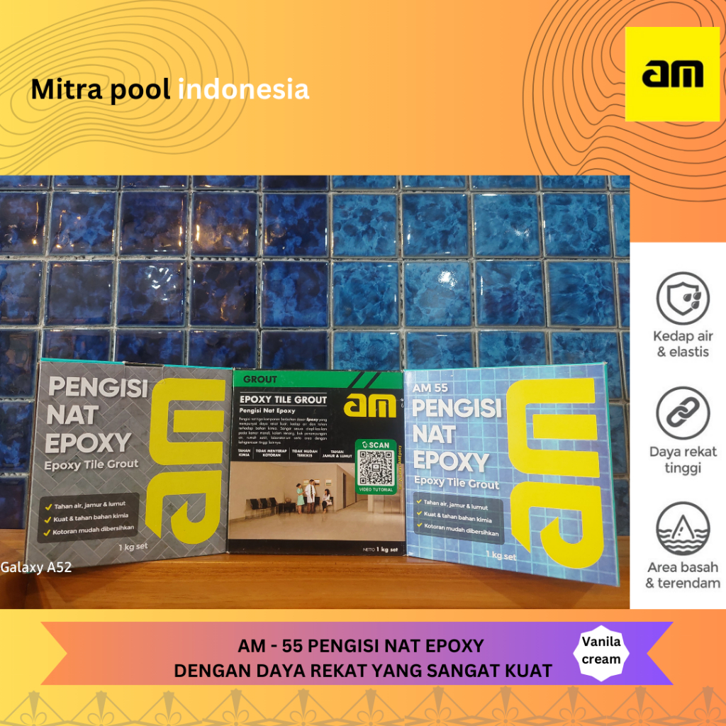SEMEN AM 55 PENGISI NAT EPOXY - WHITE