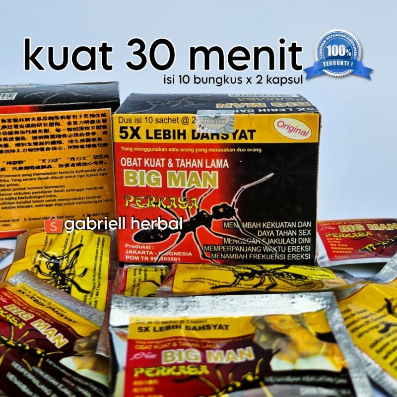 BIG MAN ORIGINAL. kapsul big man