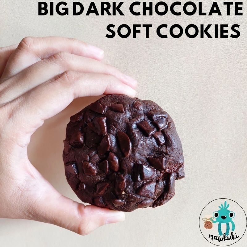 

BIG DARK CHOCOLATE SOFT COOKIES