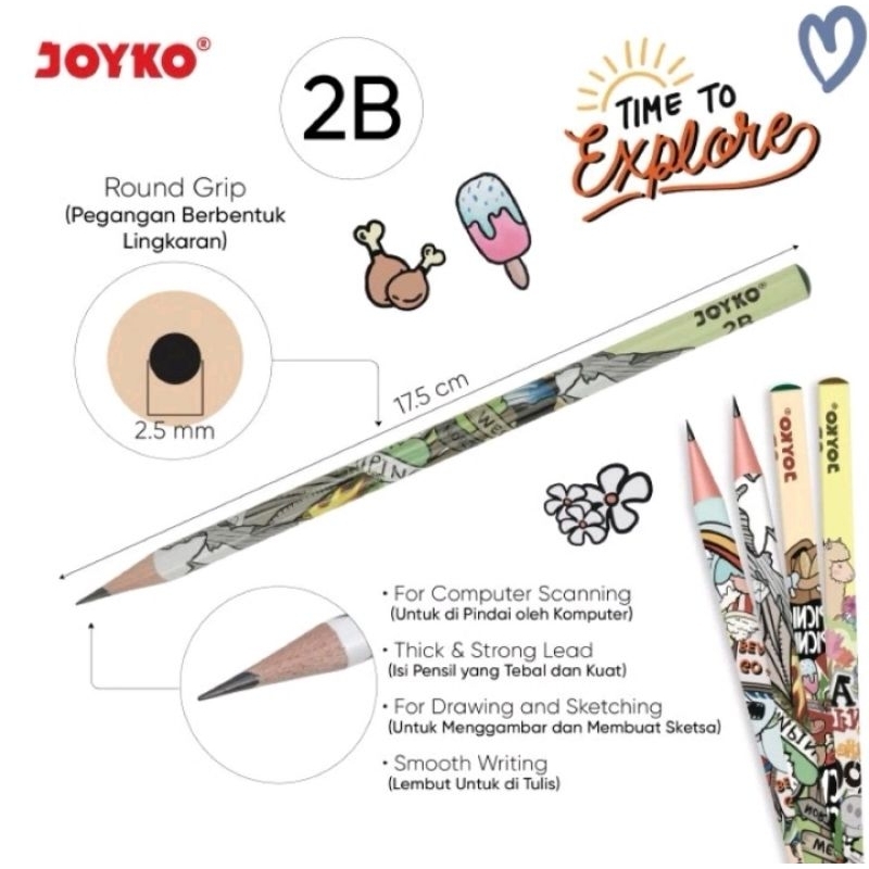 

Pensil Joyko 2B P-8128