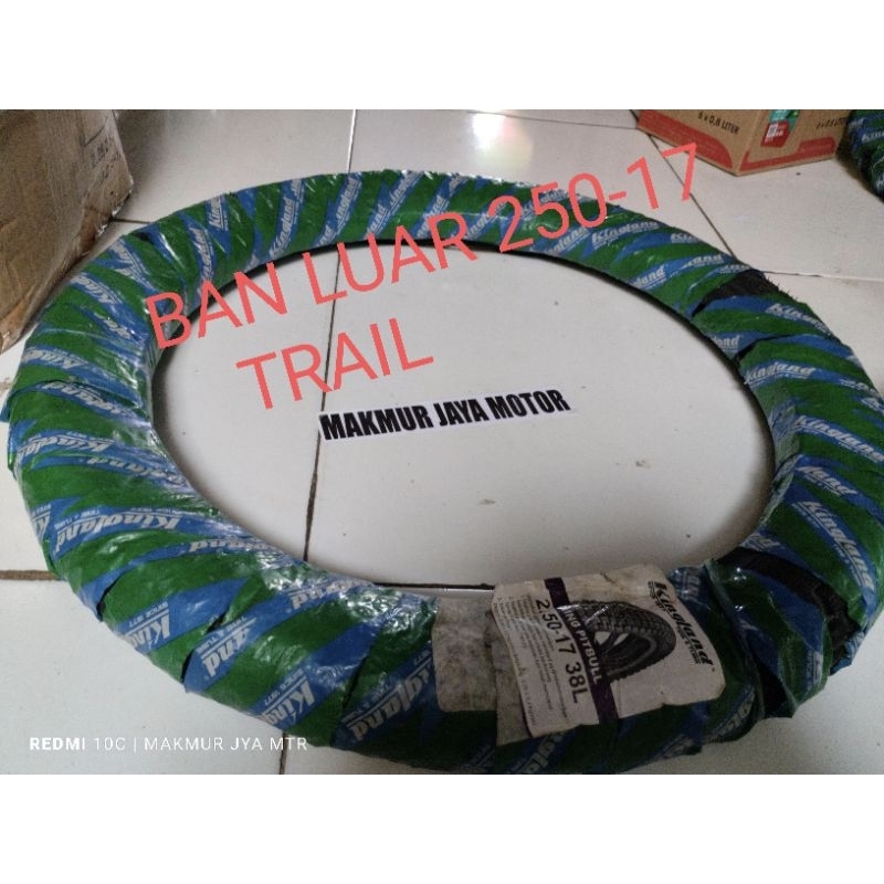 BAN LUAR DEPAN TRAIL 250-17 BAN LUAR KEMBANG TAHU KECIL DEPAN BELAKANG 275-17 BAN LUAR TRAIL DEPAN 2