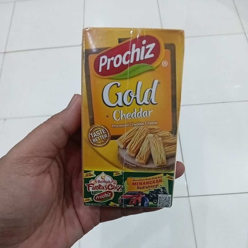 

Prochiz Keju Cheddar 160 g Gold