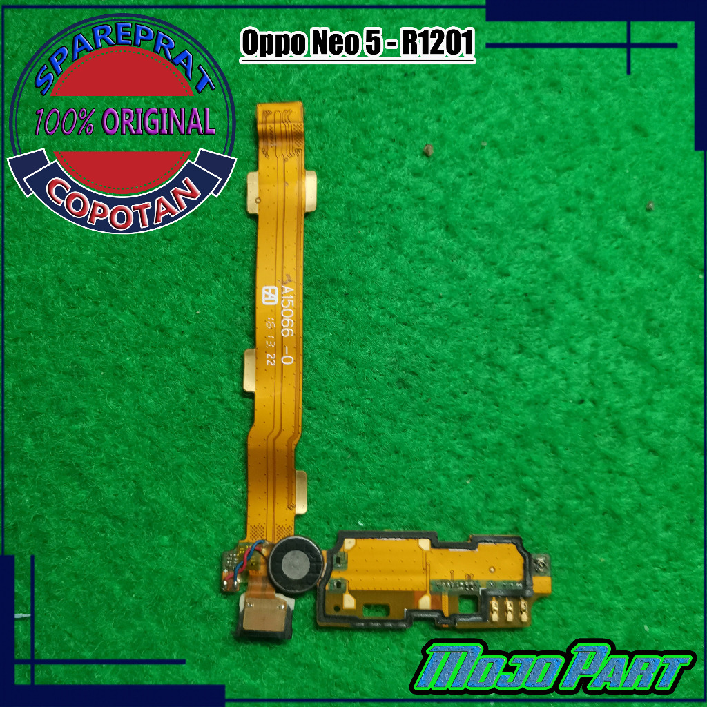 Oppo Neo 5 - R1201 papan konektor cas pcb ui board charger mesin bawah copotan
