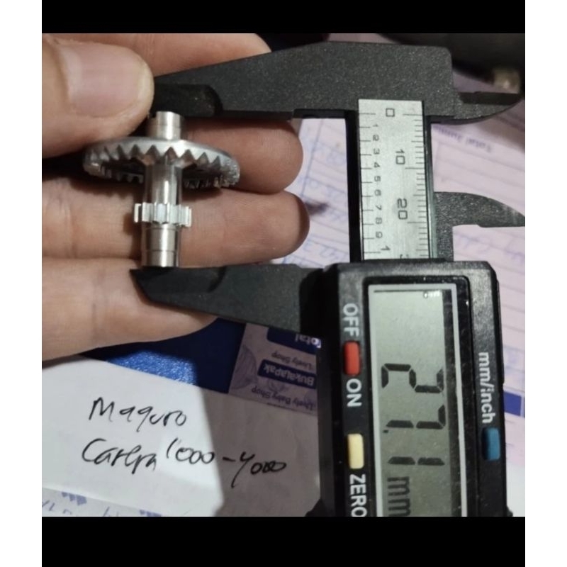 main gear Drive gear asli reel maguro Carrera original