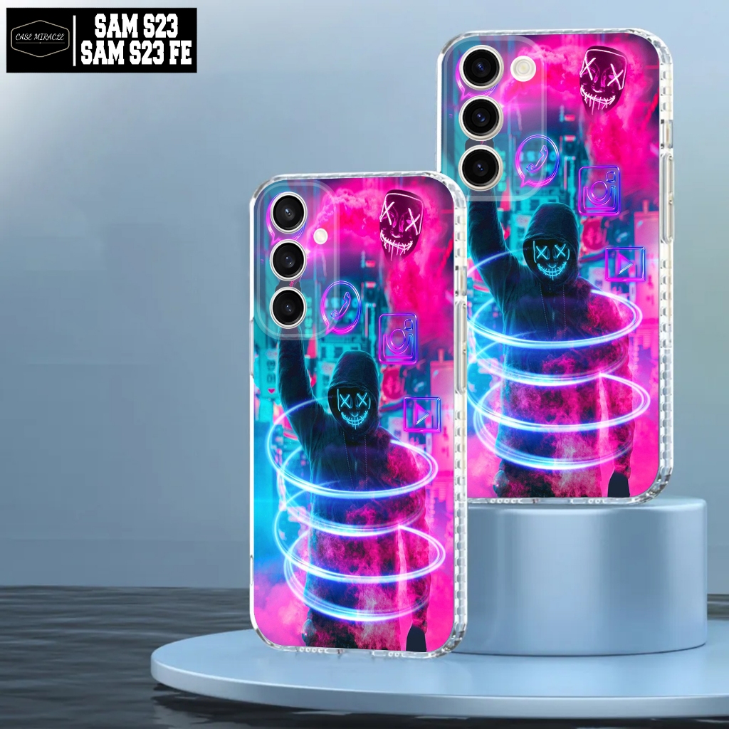 Case SAMSUNG S23 / SAMSUNG S23 FE - Casing SAMSUNG S23 Terbaru Case Miracle [ MOTIF 25 ] Cassing Hp 