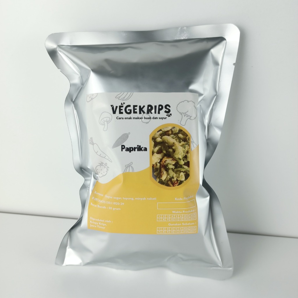 

Keripik Paprika 50 Gr Aluminium Foil
