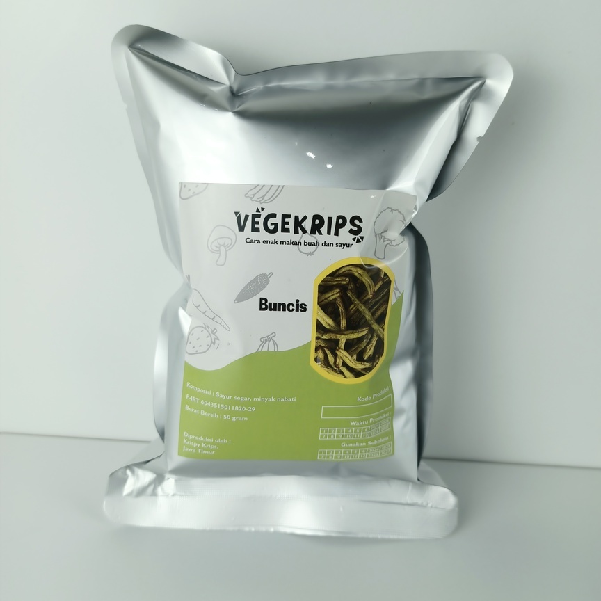 

Keripik Buncis 50 Gr Aluminium Foil