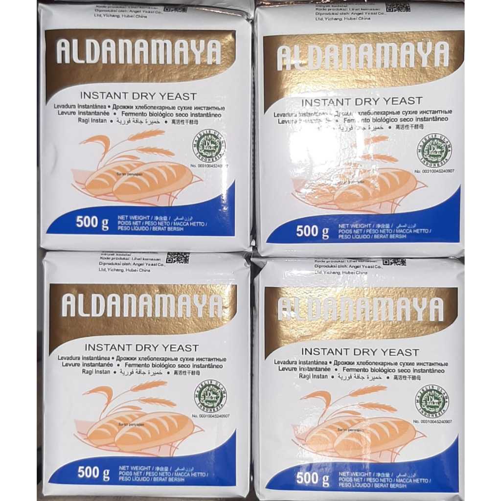

Ragi Instant Yeast Aldanamaya ORI 500 Gram Angel Yeast HALAL MUI
