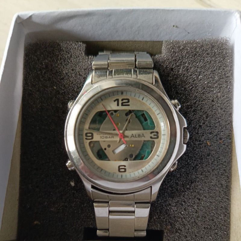 Jam tangan original Alba$$ Custom preloved second bekas