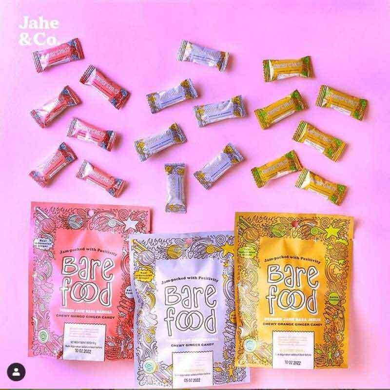 

Barefood Chewy Ginger Candy 90gr