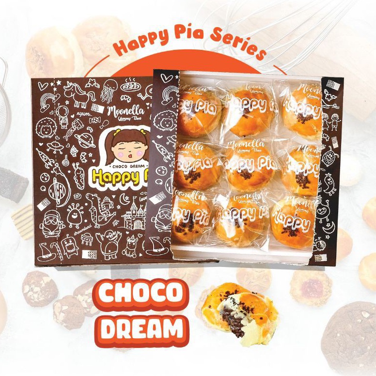 

QFA927 Perdana Happy Pia Choco Dream Pia Coklat