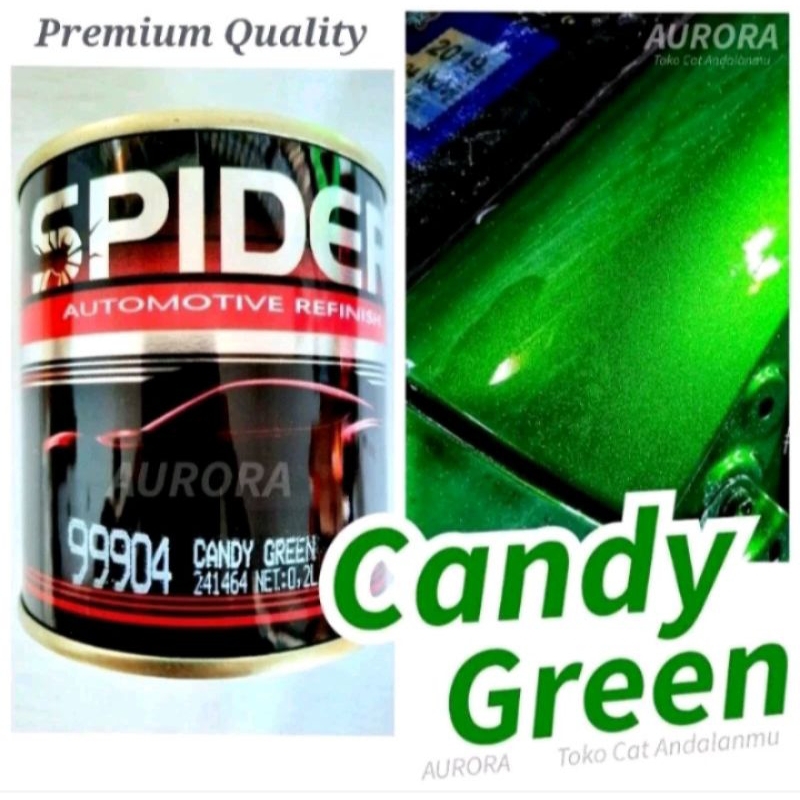 Cat Candy Green Spider Candytone Hijau 99904 Candy Hijau