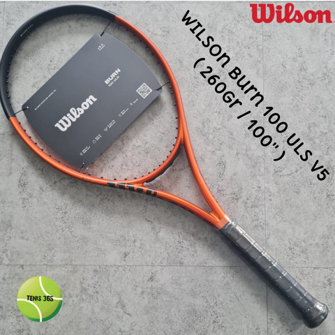 Raket Tenis Wilson Burn 100 ULS V5 (260 Gr / 100" )