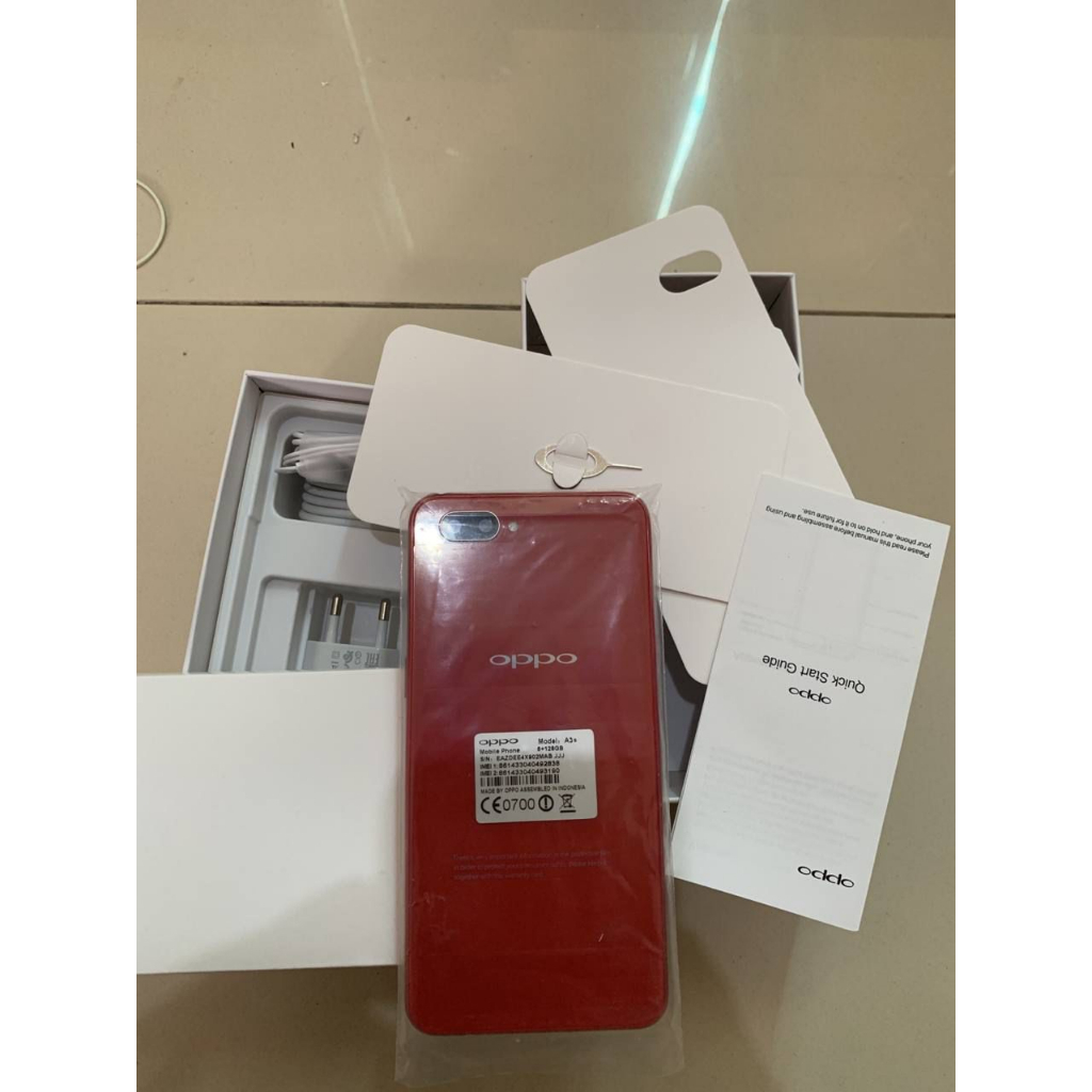 Smartphone oppo a3s 4g LTE RAM 6/128 GB fullset bergaransi