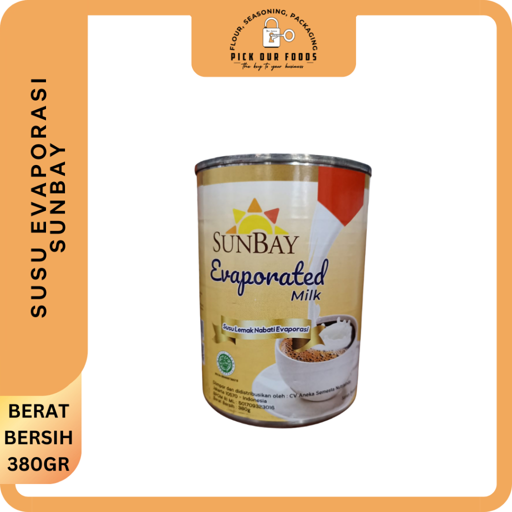 

Sunbay Evaporated Milk 380gr | Susu Evaporasi Sunbay | Sunbay Evaporasi 1kaleng