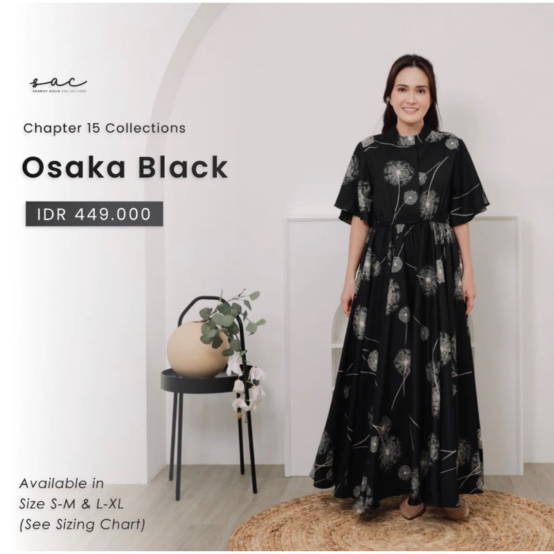 Dress Osaka Black Size S | Shandy Aulia Collections