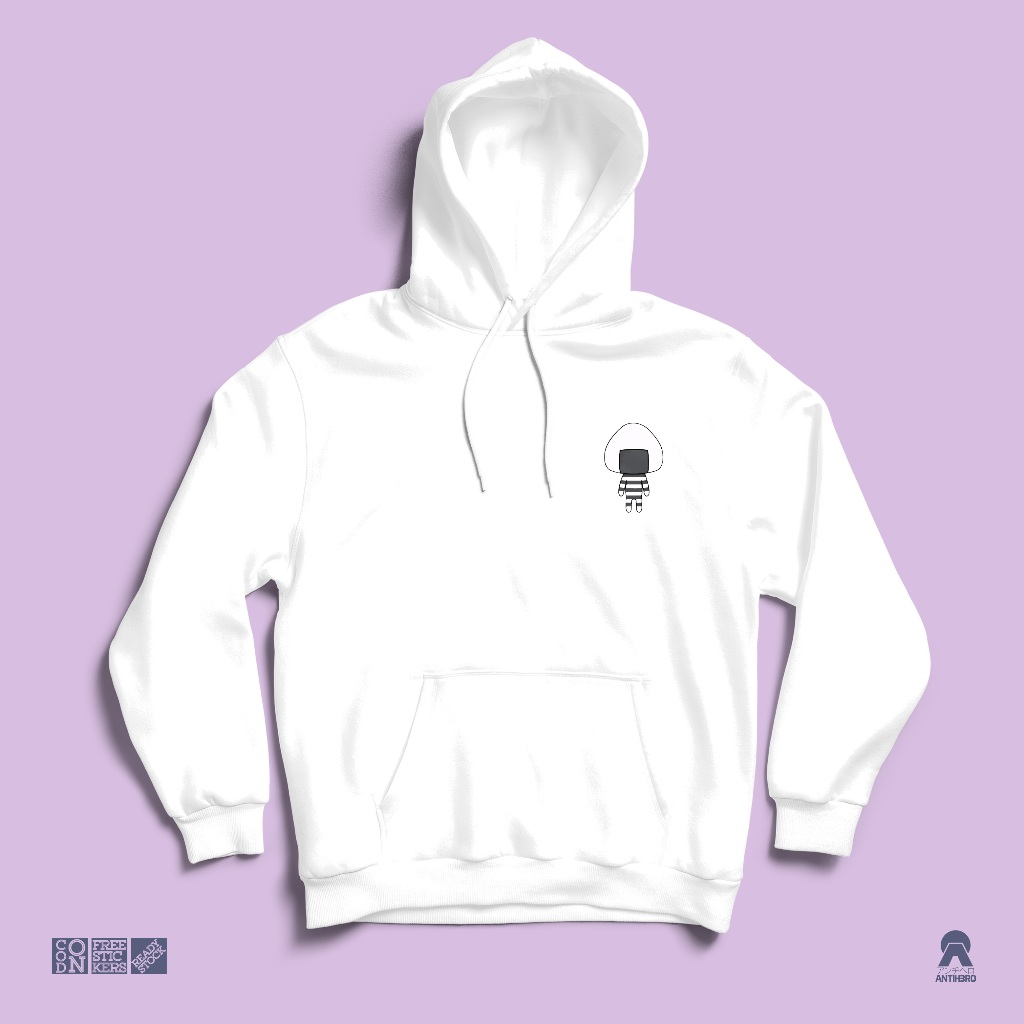 Hoodie Onigiryaa Nekomata Okayu Onigiri Hololive Holo JP Vtuber Streamer Antihero Cloth