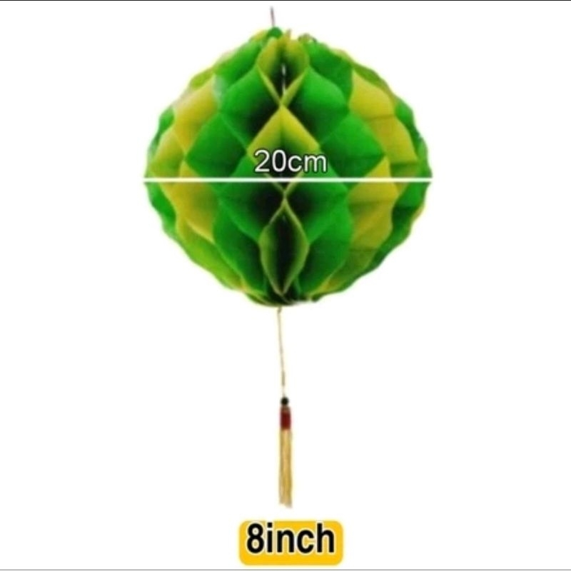 Latopia_ Lampion Idul Fitri / Lampion Lebaran / Lampion Tawon Idul Fitri / Lampion Honeycomb Lebaran