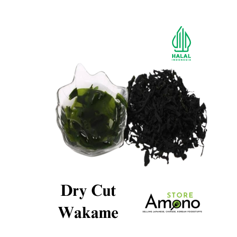 

Dried Cut Wakame Miyeok - Untuk Miso Soup Ramen Udon - Rumput Laut Kering Repack 10 gr