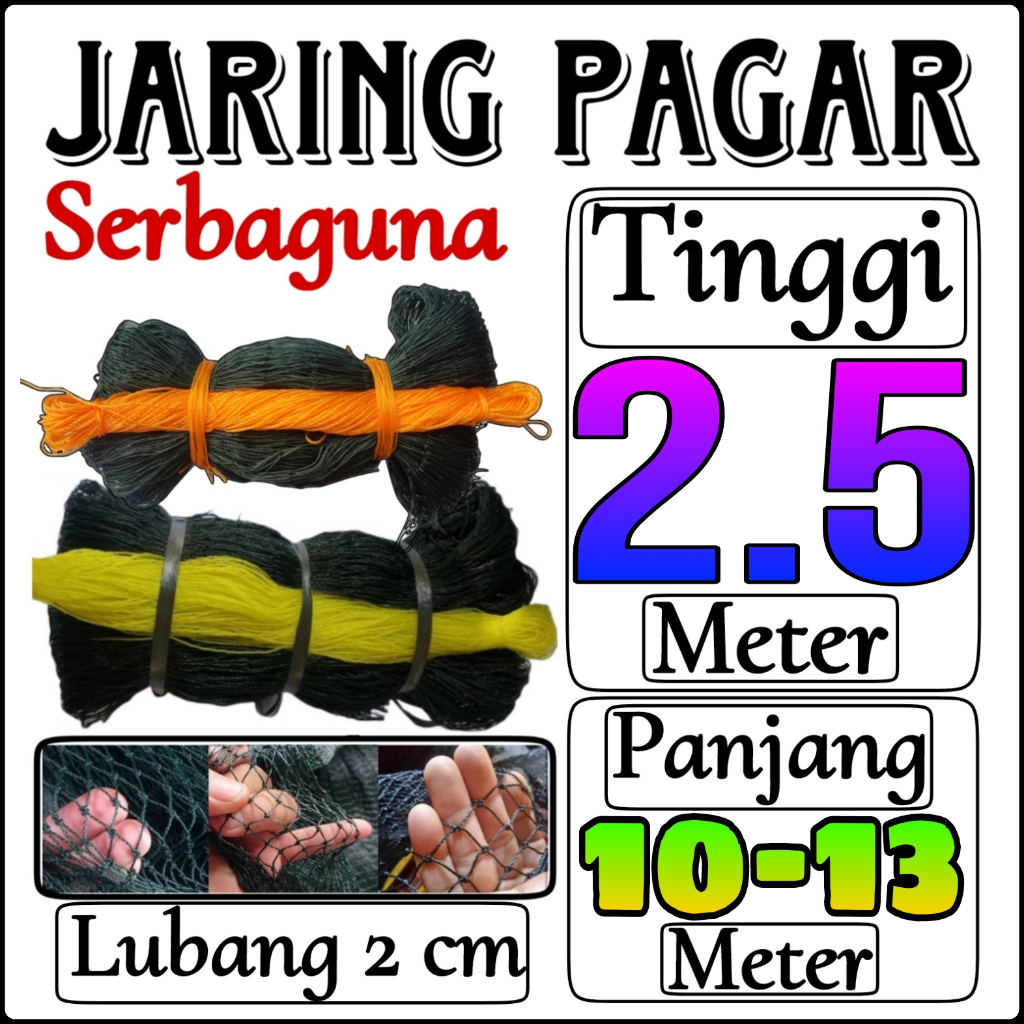 Jaring Ayam Lubang 2 cm Lebar 2.5 Meter Jaring Pagar Ayam Jaring Kandang Ayam